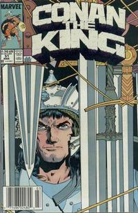 Cover Thumbnail for Conan the King (Marvel, 1984 series) #51 [Newsstand]