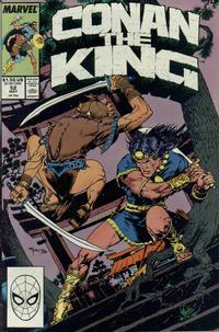 Cover Thumbnail for Conan the King (Marvel, 1984 series) #52 [Direct]