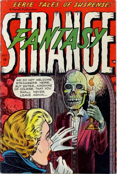Cover for Strange Fantasy (Farrell, 1952 series) #8