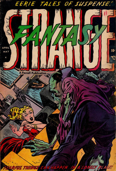Cover for Strange Fantasy (Farrell, 1952 series) #11