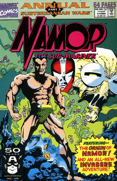 Cover for Namor, the Sub-Mariner Annual (Marvel, 1991 series) #1 [Direct]