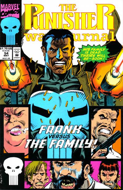 Cover for The Punisher War Journal (Marvel, 1988 series) #54
