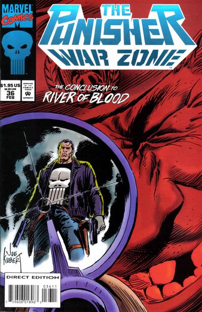 Cover for The Punisher: War Zone (Marvel, 1992 series) #36
