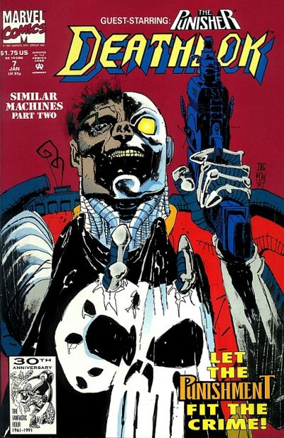 Cover for Deathlok (Marvel, 1991 series) #7 [Direct]