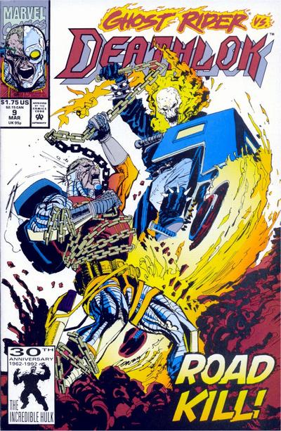 Cover for Deathlok (Marvel, 1991 series) #9 [Direct]