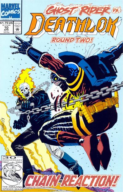 Cover for Deathlok (Marvel, 1991 series) #10 [Direct]