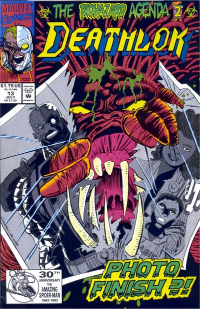 Cover for Deathlok (Marvel, 1991 series) #13 [Direct]