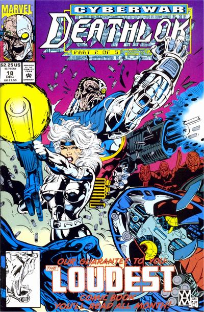 Cover for Deathlok (Marvel, 1991 series) #18 [Direct]