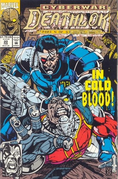 Cover for Deathlok (Marvel, 1991 series) #20 [Direct]