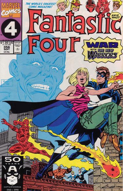 Cover for Fantastic Four (Marvel, 1961 series) #356 [Direct]