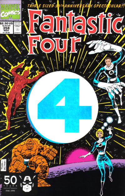 Cover for Fantastic Four (Marvel, 1961 series) #358 [Direct]