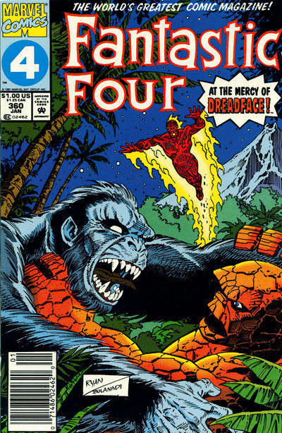 Cover for Fantastic Four (Marvel, 1961 series) #360 [Newsstand]