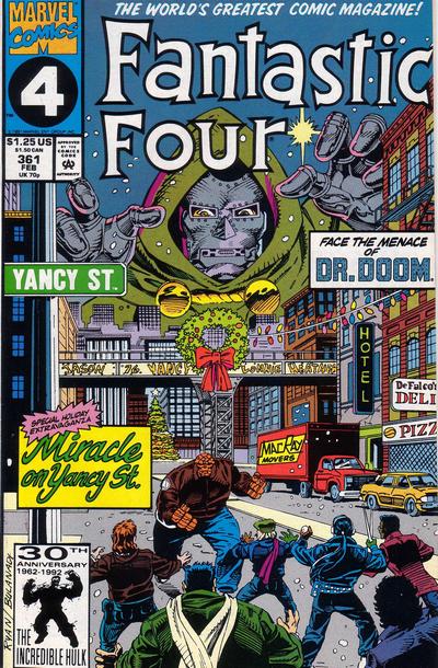 Cover for Fantastic Four (Marvel, 1961 series) #361 [Direct]