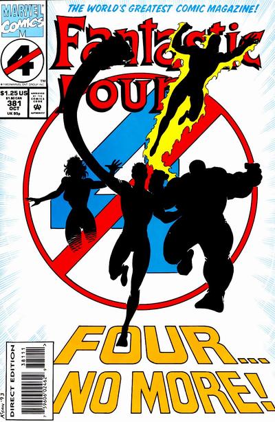Cover for Fantastic Four (Marvel, 1961 series) #381 [Direct Edition]