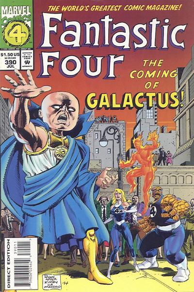 Cover for Fantastic Four (Marvel, 1961 series) #390 [Direct Edition]