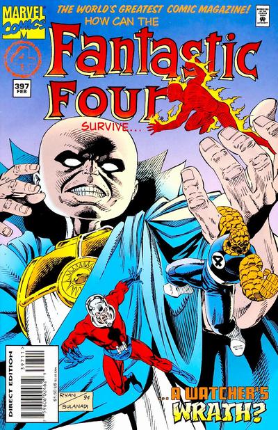 Cover for Fantastic Four (Marvel, 1961 series) #397 [Direct Edition]