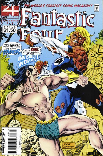 Cover for Fantastic Four (Marvel, 1961 series) #404 [Direct Edition]