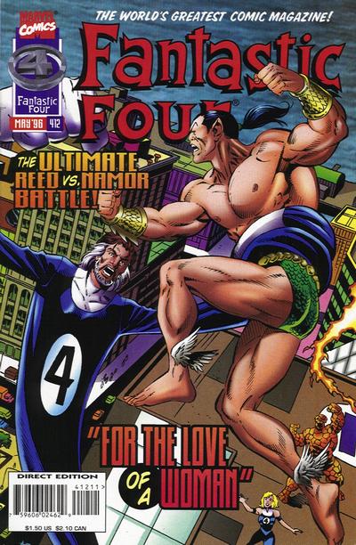 Cover for Fantastic Four (Marvel, 1961 series) #412 [Direct Edition]