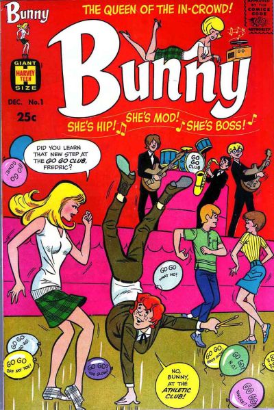 Cover for Bunny (Harvey, 1966 series) #1