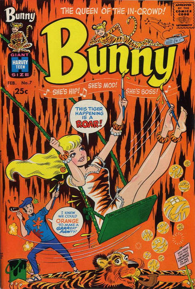 Cover for Bunny (Harvey, 1966 series) #7
