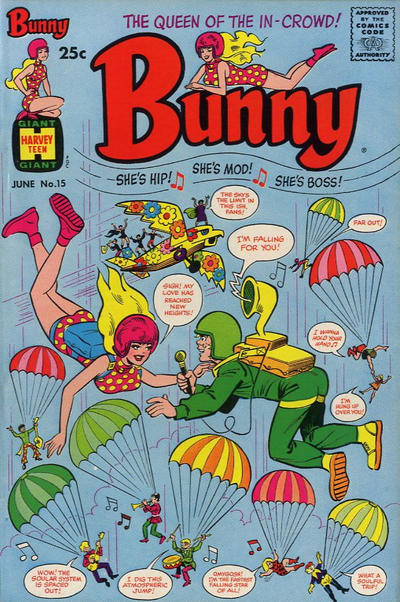 Cover for Bunny (Harvey, 1966 series) #15