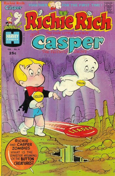 Cover for Richie Rich & Casper (Harvey, 1974 series) #4