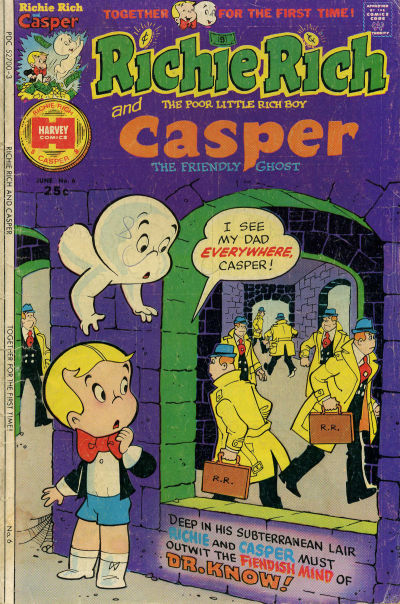 Cover for Richie Rich & Casper (Harvey, 1974 series) #6