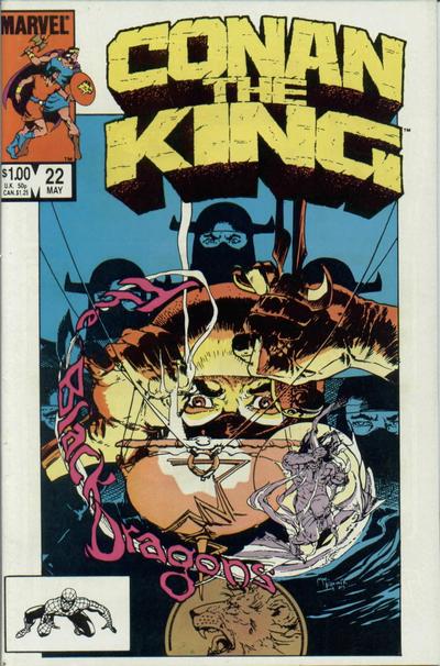 Cover for Conan the King (Marvel, 1984 series) #22 [Direct]