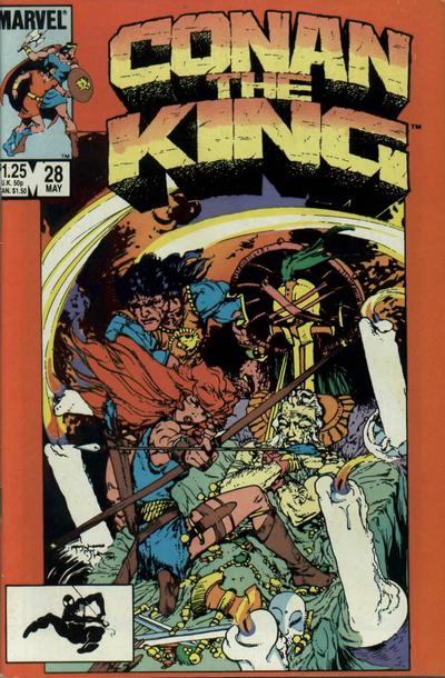 Cover for Conan the King (Marvel, 1984 series) #28 [Direct]