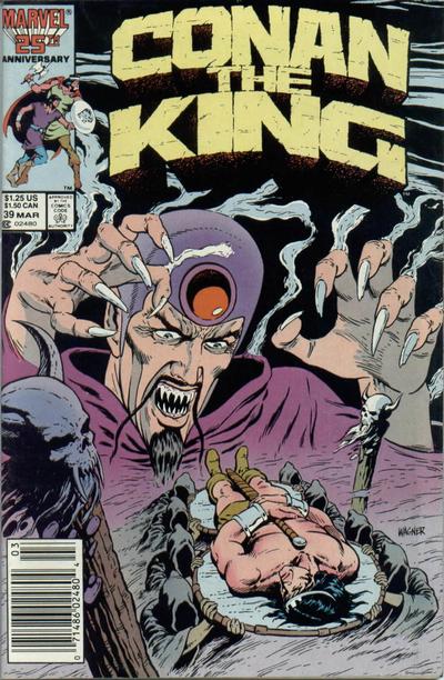 Cover for Conan the King (Marvel, 1984 series) #39 [Newsstand]