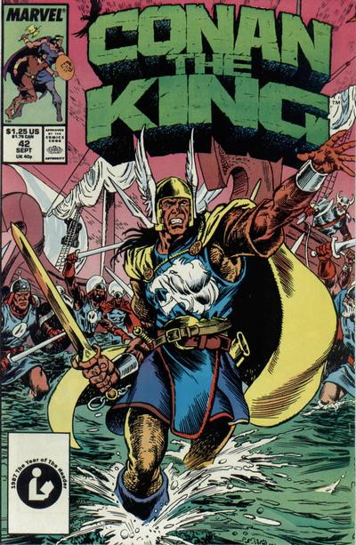 Cover for Conan the King (Marvel, 1984 series) #42 [Direct]