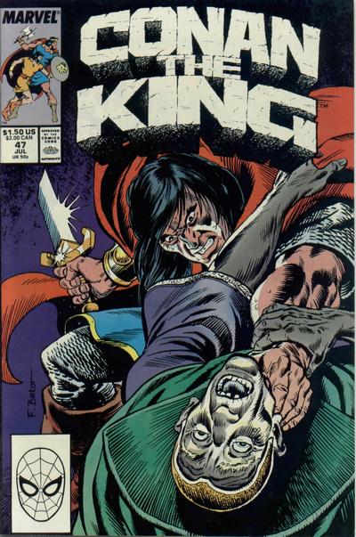 Cover for Conan the King (Marvel, 1984 series) #47 [Direct]