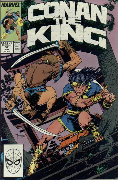 Cover for Conan the King (Marvel, 1984 series) #52 [Direct]