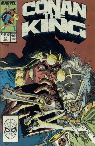 Cover for Conan the King (Marvel, 1984 series) #53 [Direct]