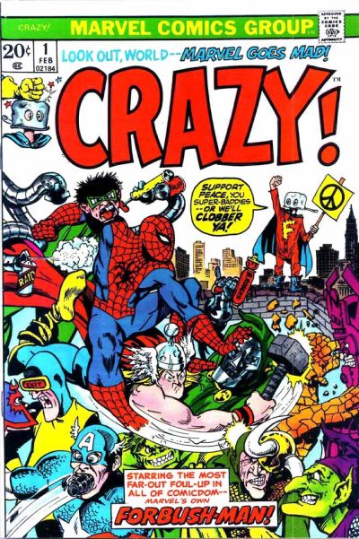 Cover for Crazy (Marvel, 1973 series) #1