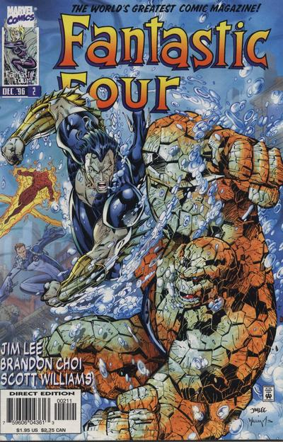 Cover for Fantastic Four (Marvel, 1996 series) #2 [Direct Edition]