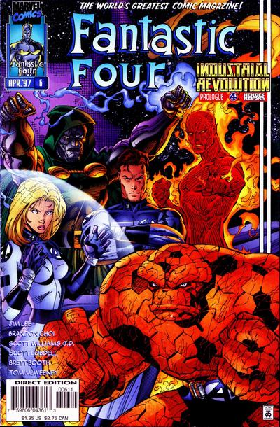 Cover for Fantastic Four (Marvel, 1996 series) #6 [Direct Edition]