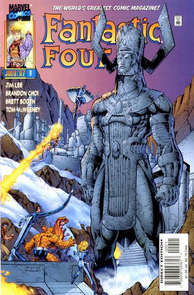 Cover for Fantastic Four (Marvel, 1996 series) #9 [Direct Edition]