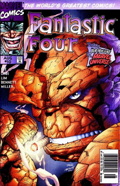 Cover for Fantastic Four (Marvel, 1996 series) #10 [Newsstand]