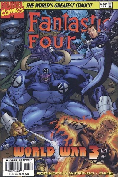 Cover for Fantastic Four (Marvel, 1996 series) #13 [Direct Edition]