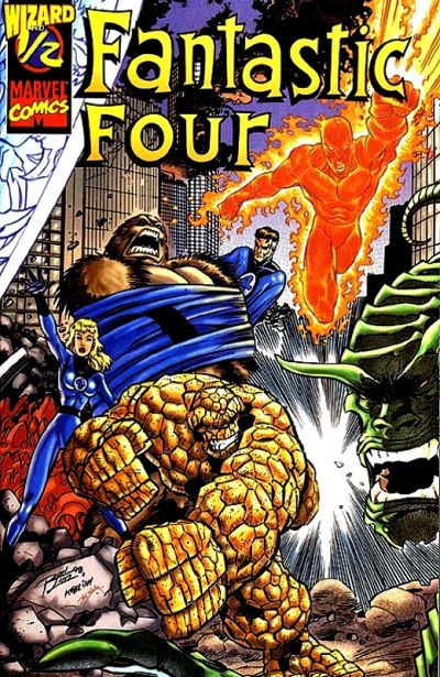 Cover for Fantastic Four (Marvel; Wizard, 1998 series) #1/2