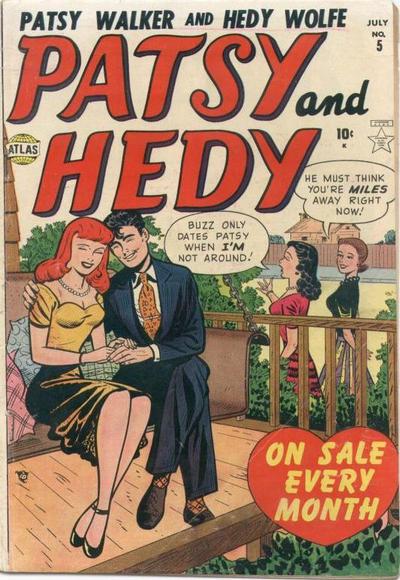 Cover for Patsy and Hedy (Marvel, 1952 series) #5