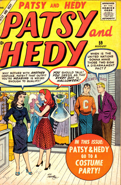 Cover for Patsy and Hedy (Marvel, 1952 series) #59