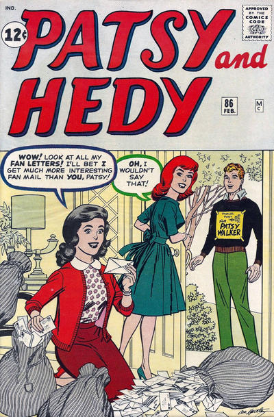 Cover for Patsy and Hedy (Marvel, 1952 series) #86