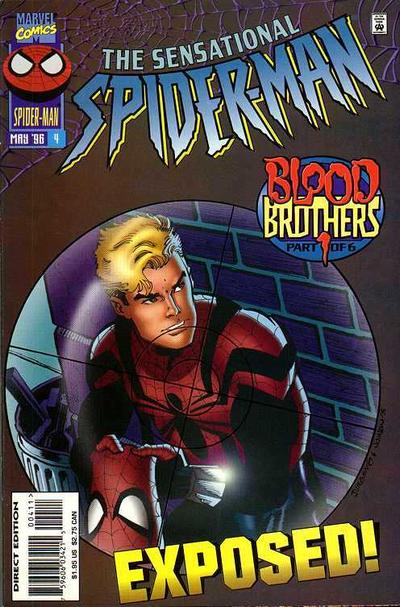 Cover for The Sensational Spider-Man (Marvel, 1996 series) #4 [Direct Edition]