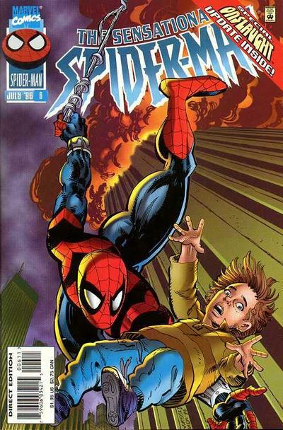 Cover for The Sensational Spider-Man (Marvel, 1996 series) #6 [Direct Edition]