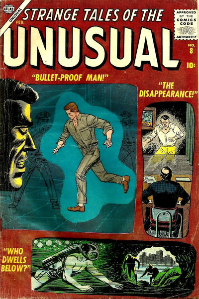 Cover for Strange Tales of the Unusual (Marvel, 1955 series) #8