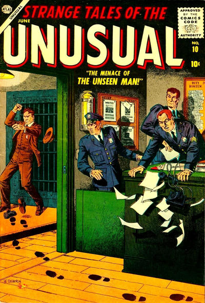 Cover for Strange Tales of the Unusual (Marvel, 1955 series) #10
