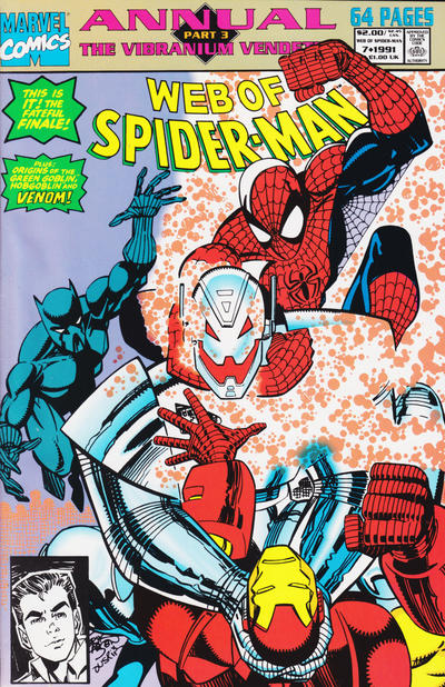Cover for Web of Spider-Man Annual (Marvel, 1985 series) #7 [Direct]