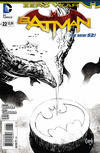 Cover Thumbnail for Batman (2011 series) #22 [Greg Capullo Black & White Cover]